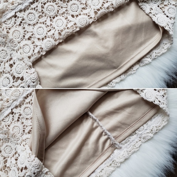 Speechless Coral & Cream Bodycon Dress - Picture 6 of 8